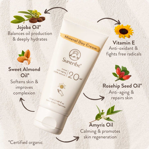 Suntribe Organic Mineral Day Cream SPF20