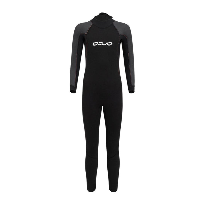Orca Vitalis Squad Hi Vis Openwater Swimming Kids Wetsuit. Inside out view of the front 