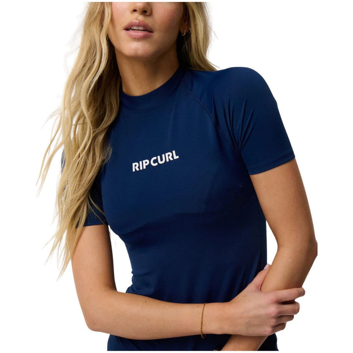 Rip Curl Womens Classic Surf Short Sleeved Rash Vest