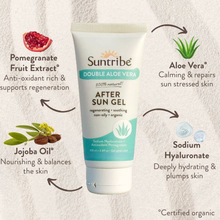 Suntribe Organic Aloe Vera After Sun Gel