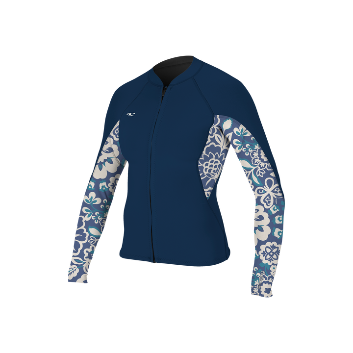 O'Neill Womens Bahia Front Zip Neoprene Jacket 1mm