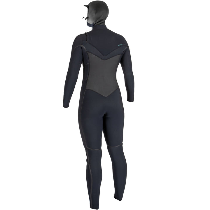 Black O'Neill Psycho Tech 6/4+mm Technobutter 4 Womens Hooded Wetsuit 